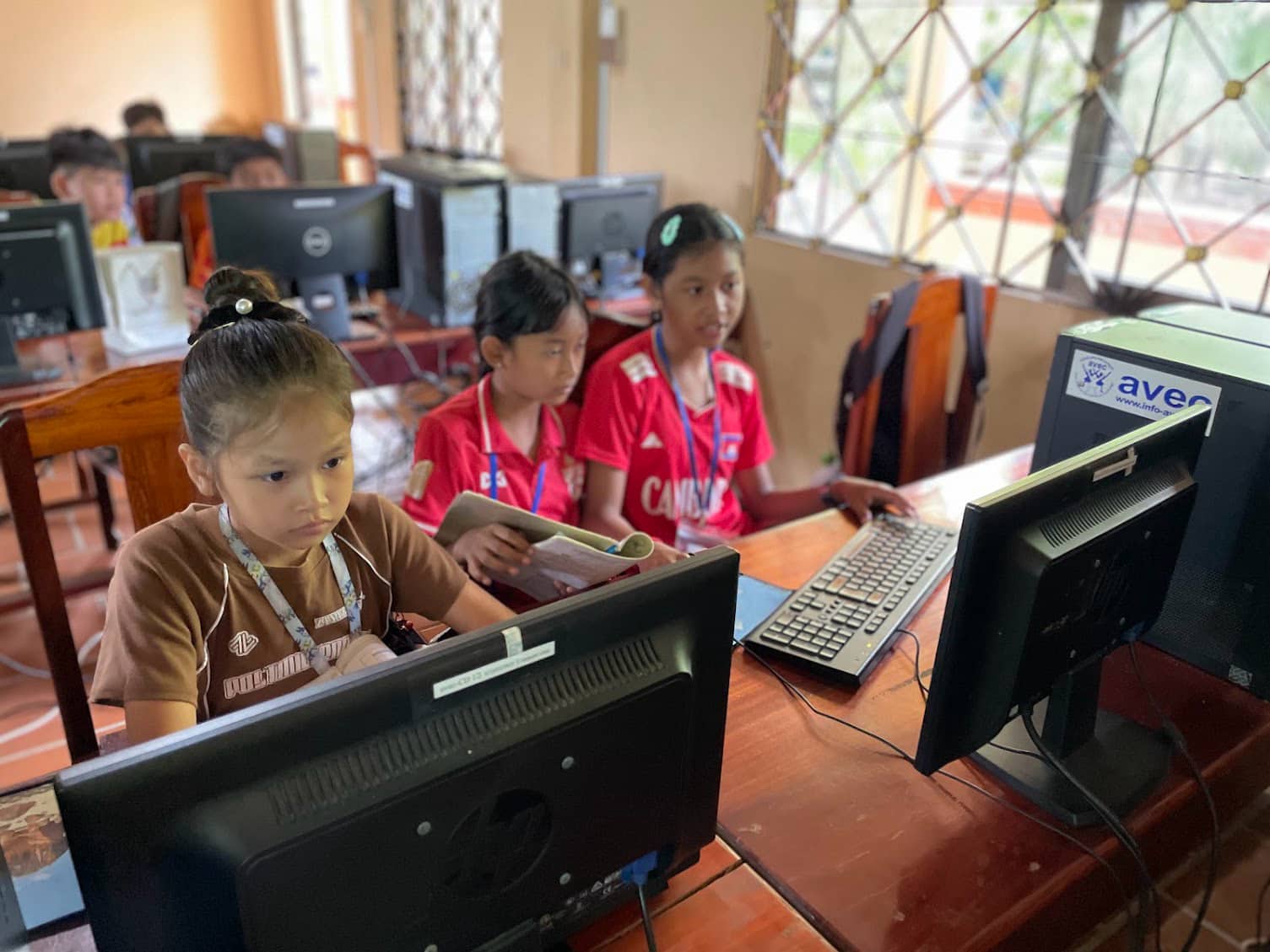 Bénévoles d'AVEC accueillis à Battambang